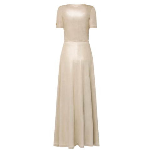 Metallic Silk Knit Dress in Women's Ready-to-Wear Dresses collections by Louis Vuitton (Product zoom)