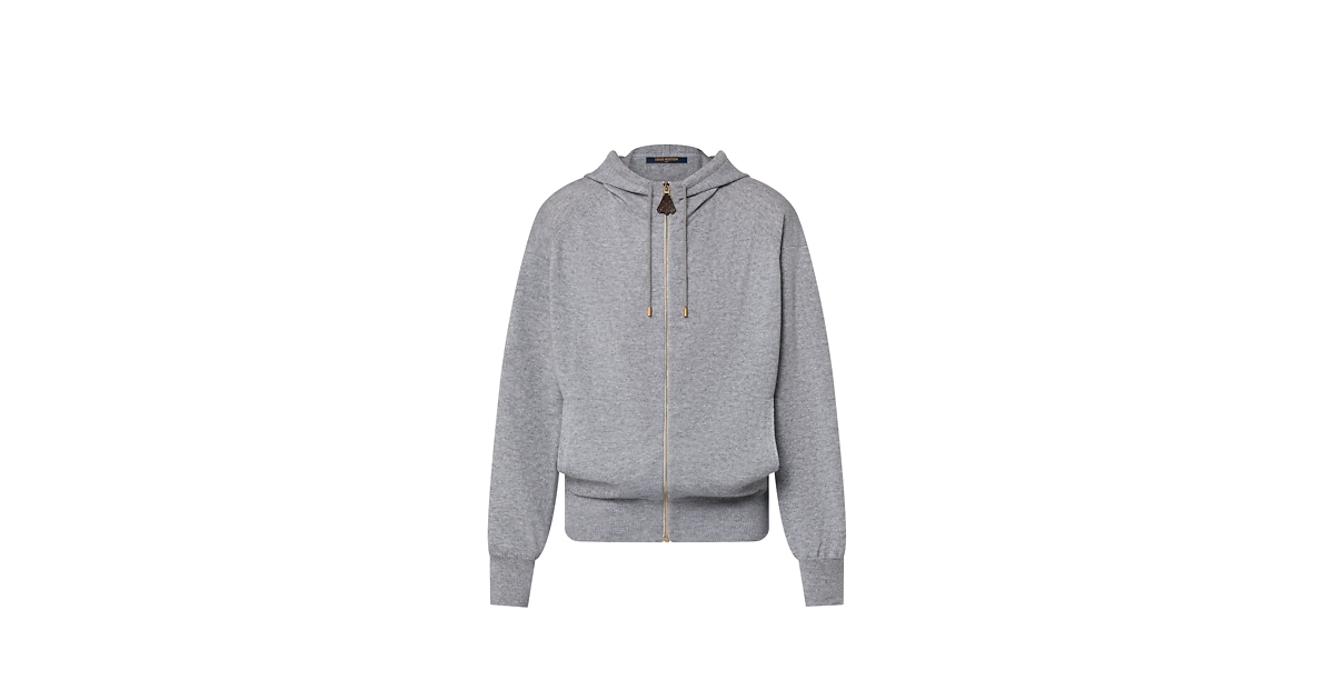 Cashmere Zip-Up Hoodie - Ready-to-Wear | LOUIS VUITTON