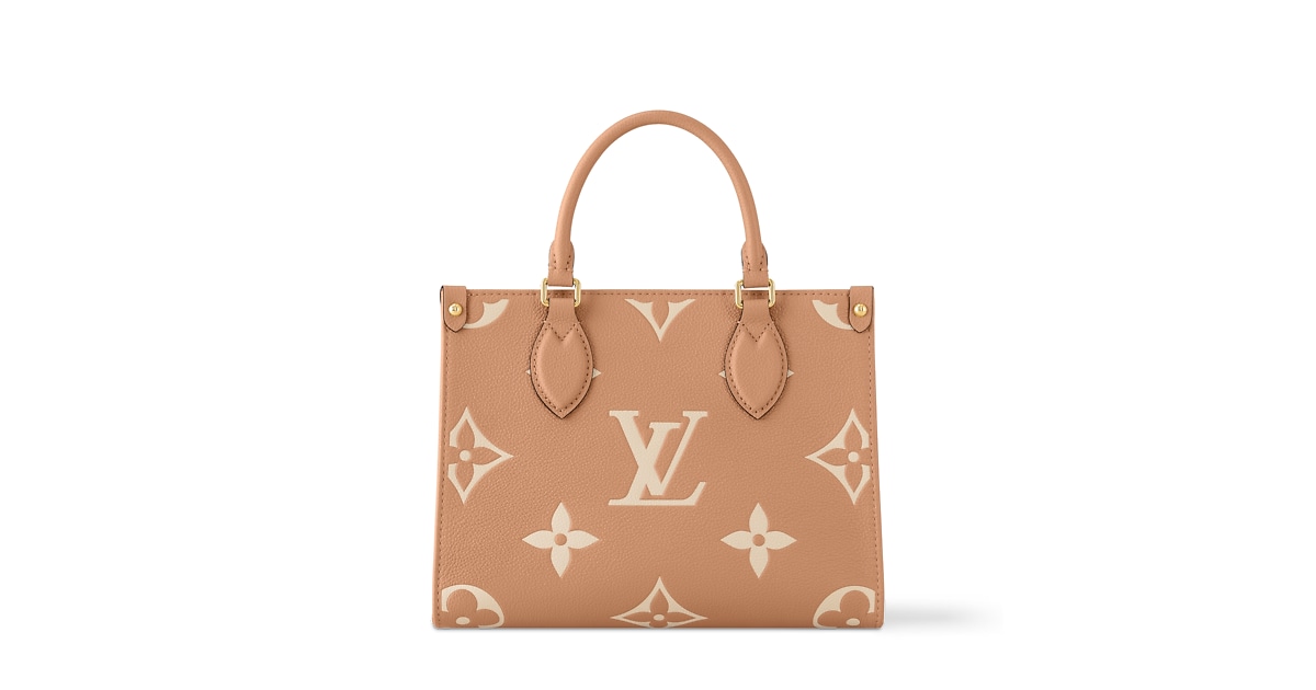 OnTheGo PM Bicolor Monogram Empreinte Leather - Handbags | LOUIS  