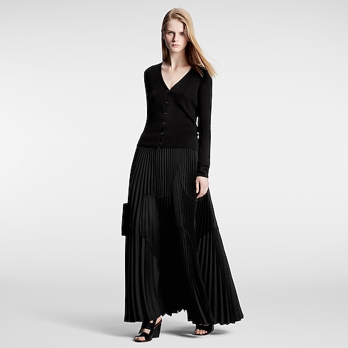 Abstract Insert Pleated Skirt in Women's Ready-to-Wear Skirts and Shorts collections by Louis Vuitton (Product zoom)
