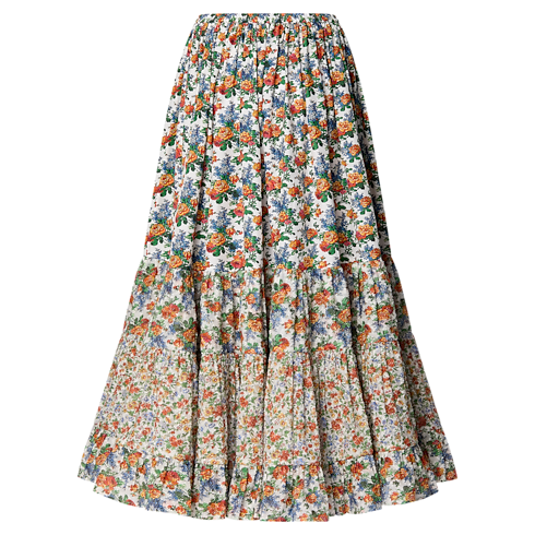 Abstract Insert Pleated Skirt in Women's Ready-to-Wear Skirts and Shorts collections by Louis Vuitton (Product zoom)