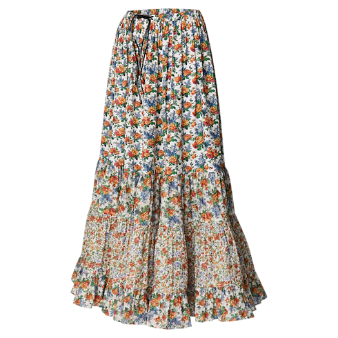 Abstract Insert Pleated Skirt in Women's Ready-to-Wear Skirts and Shorts collections by Louis Vuitton (Product zoom)