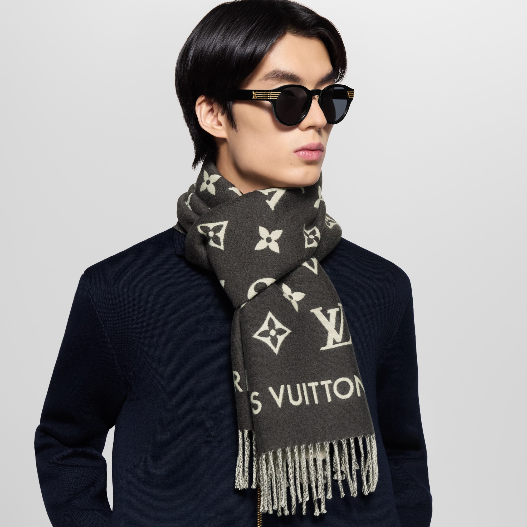 All About Monogram Scarf . in Men