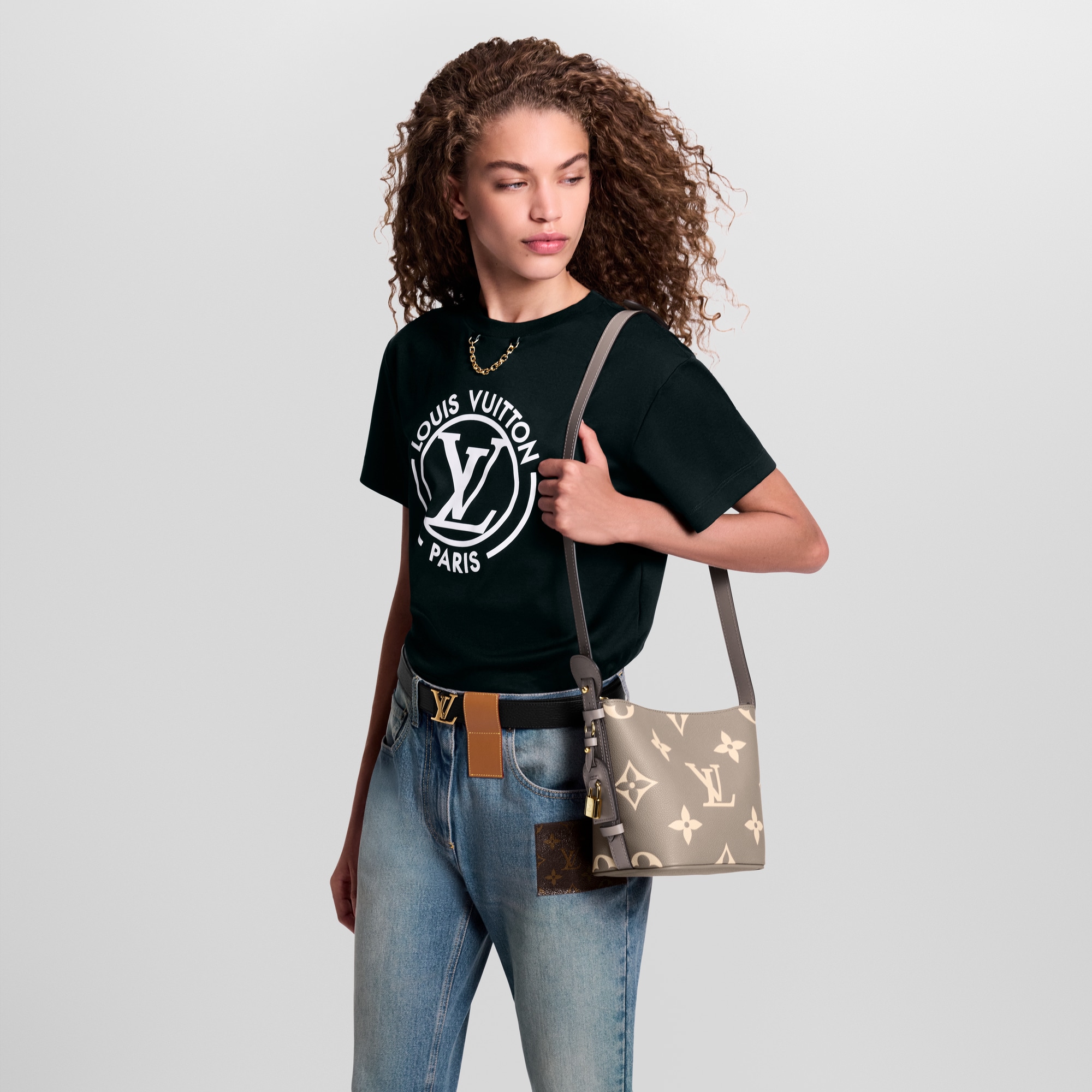 All In BB Bicolor Monogram Empreinte Leather in Women