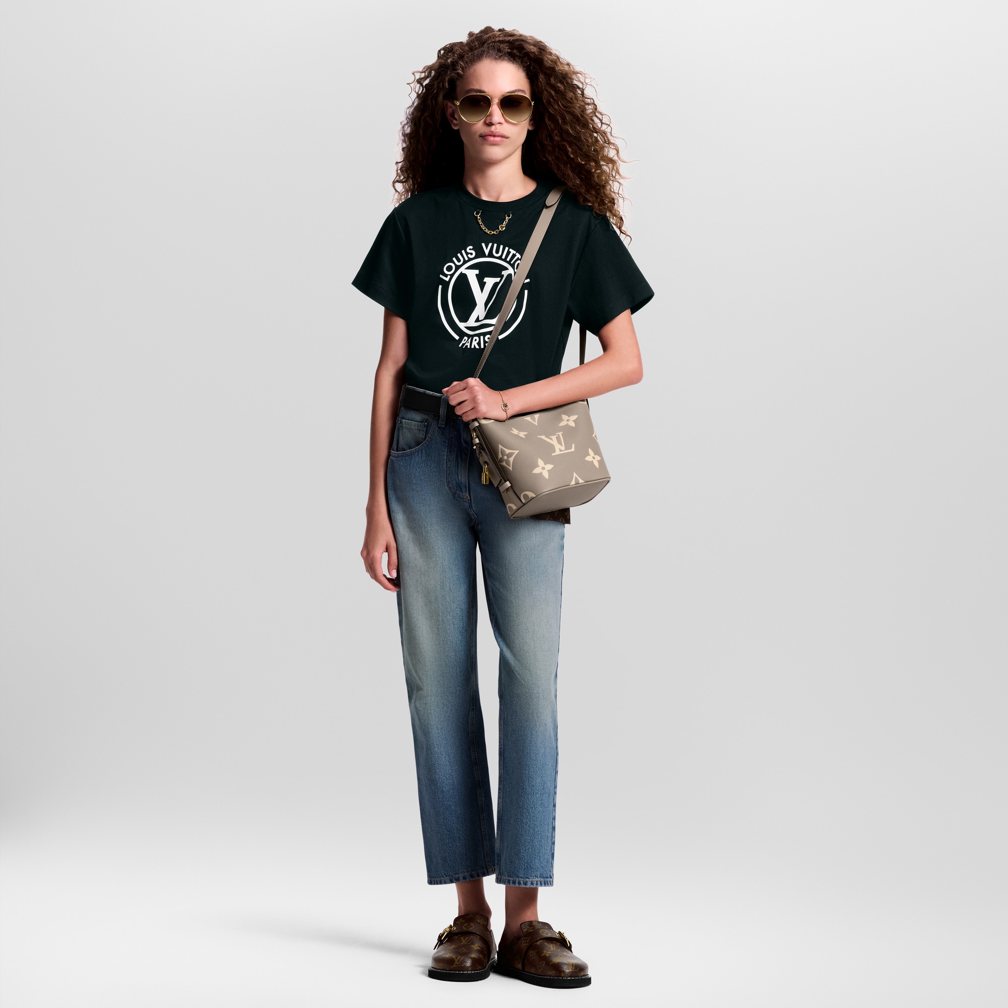 All In BB Bicolor Monogram Empreinte Leather in Women