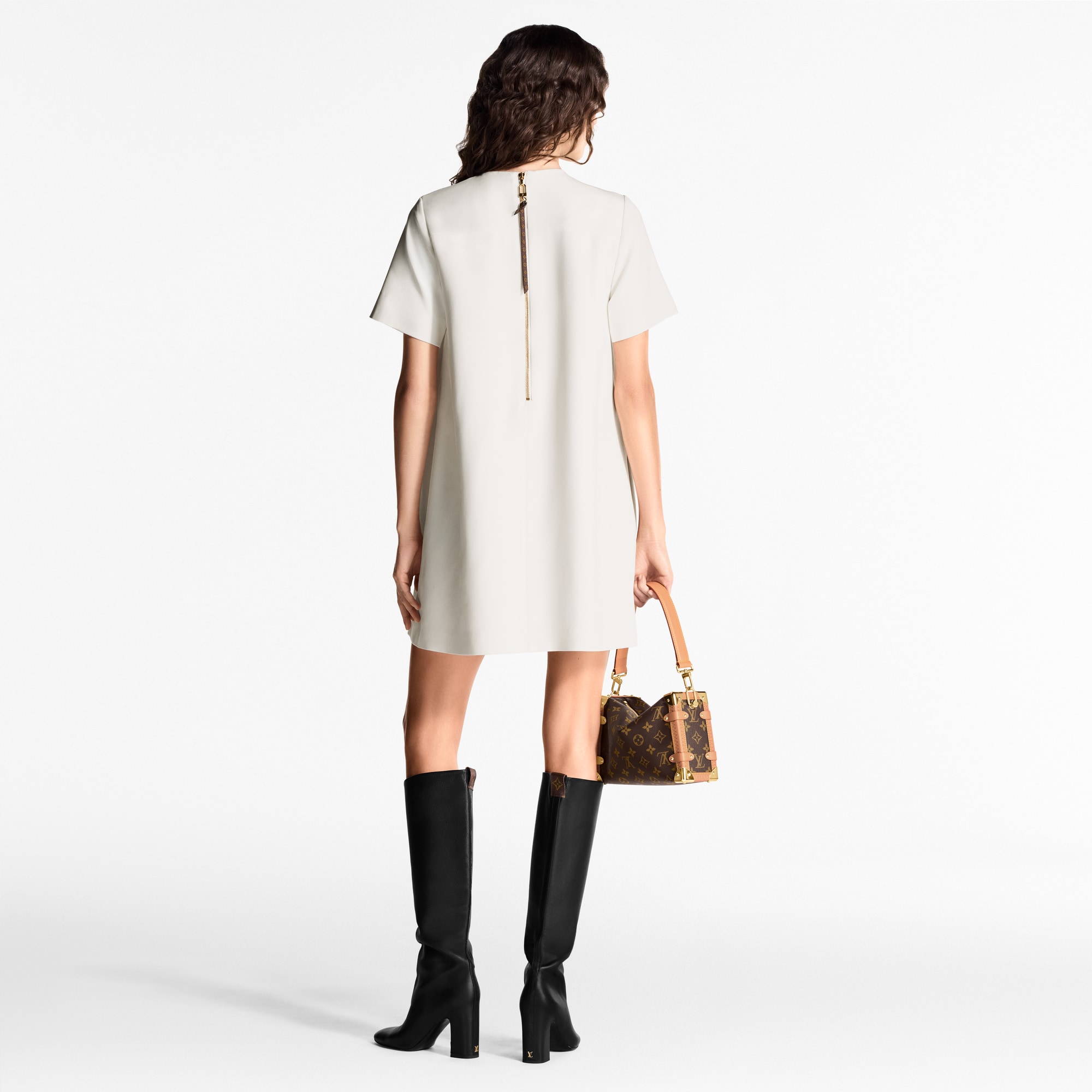 Anchor Button A-Line Dress   in Women