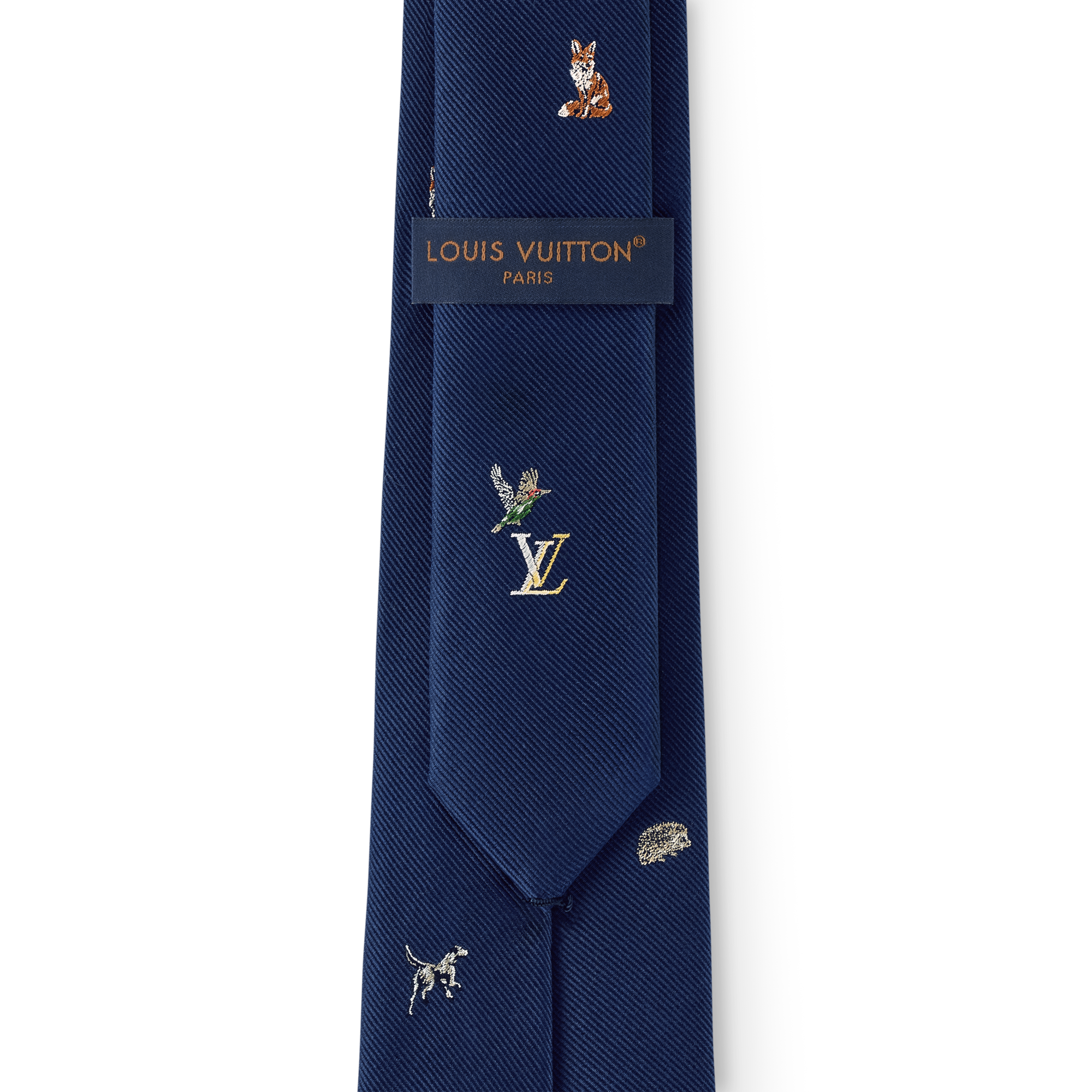 Animal Blason Tie . in Men