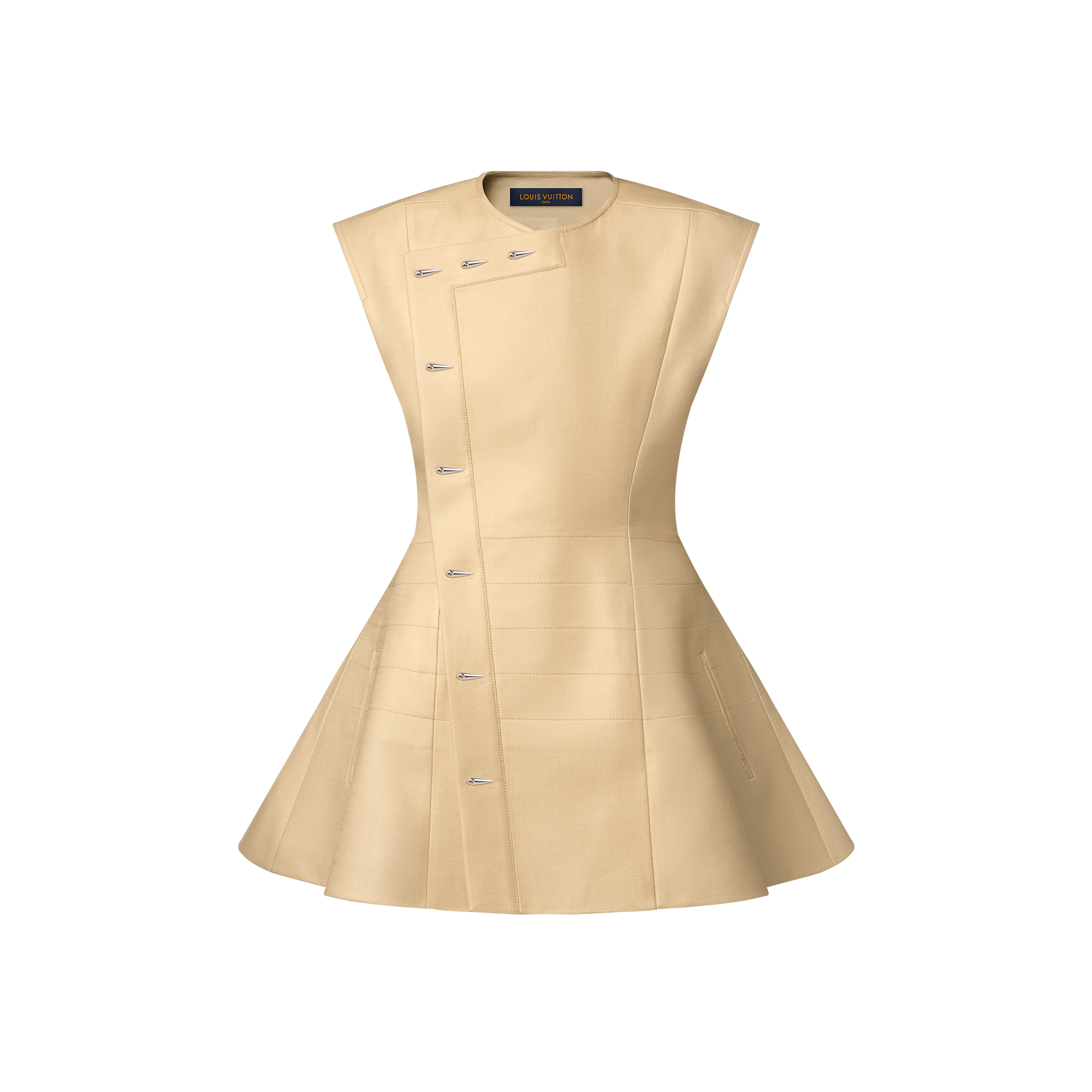 Asymmetrical Button Dress   in Women