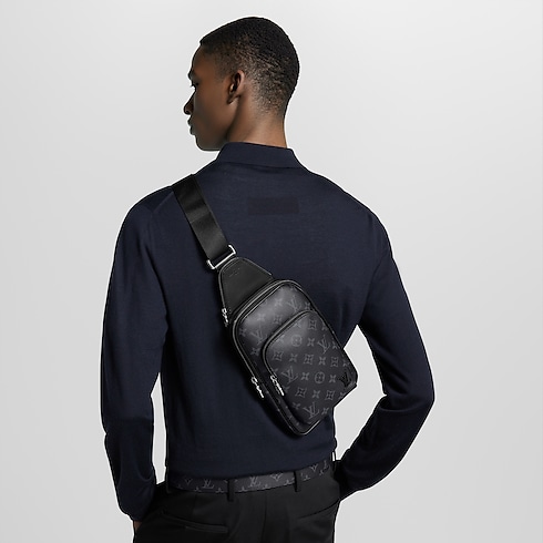 Avenue Slingbag PM Monogram Eclipse in Men's Bags All Bags For Men collections by Louis Vuitton (Product zoom)