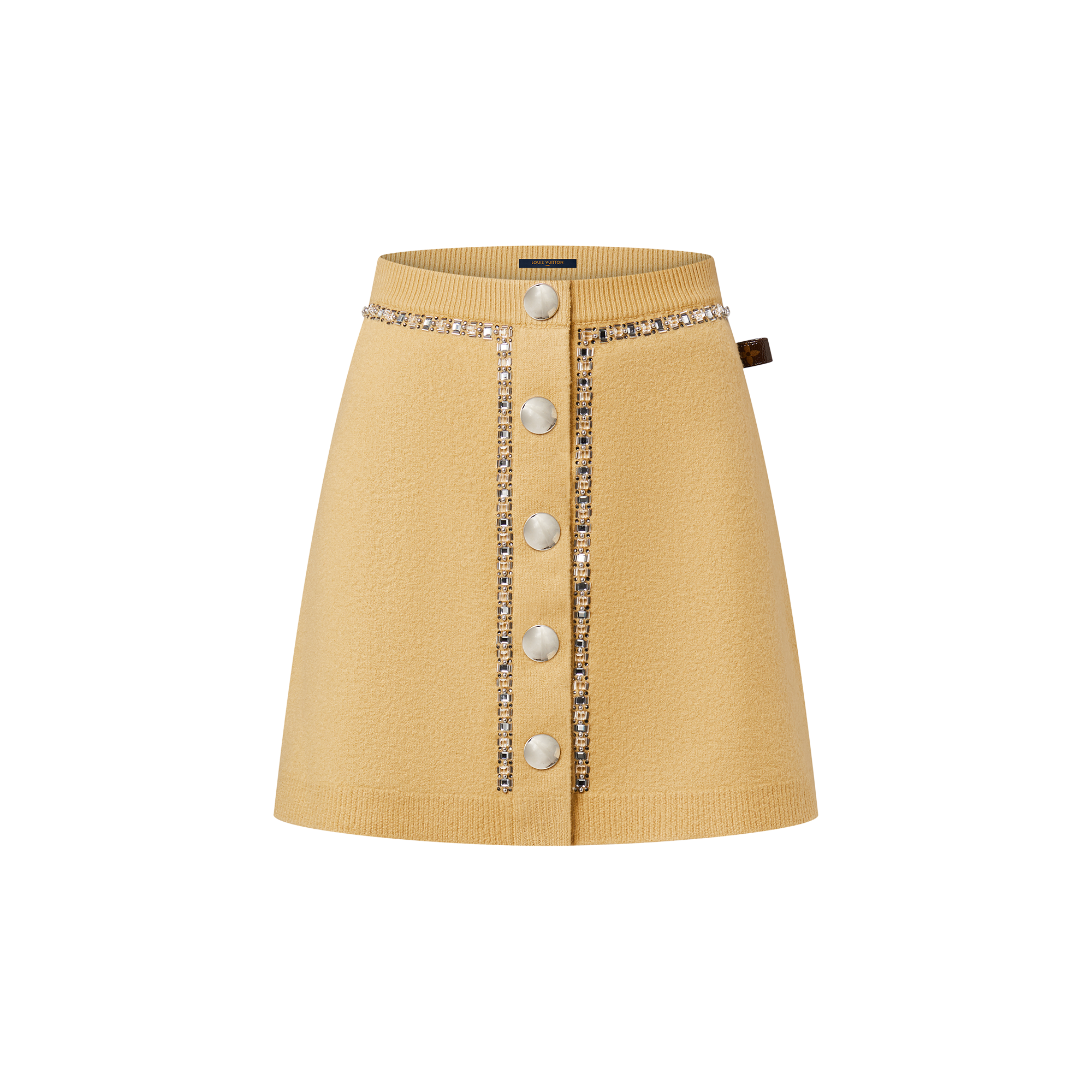 Bubble Damier Paperbag Mini Skirt - Women - Ready-to-Wear