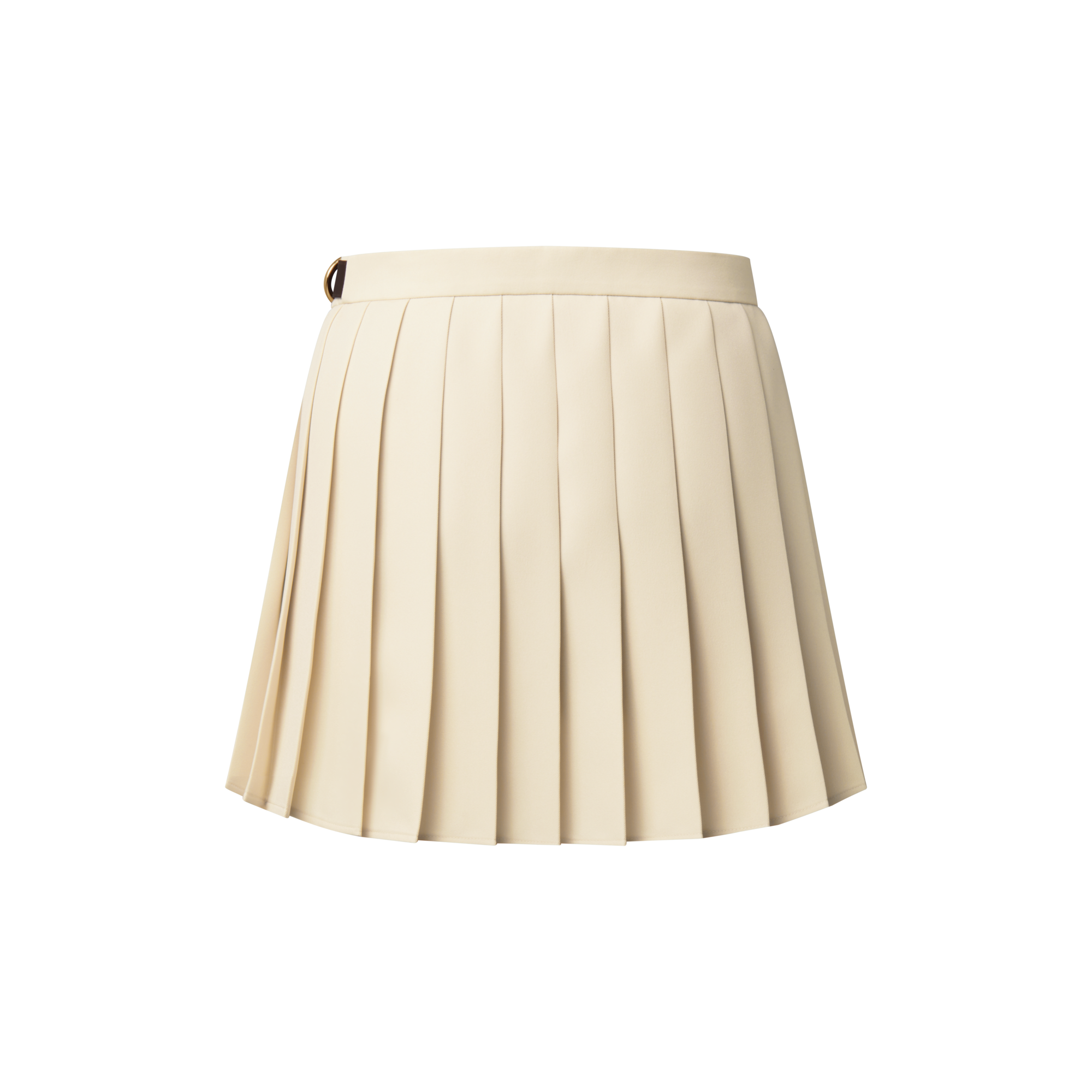 Belt Detail Pleated Mini Skirt  in Women