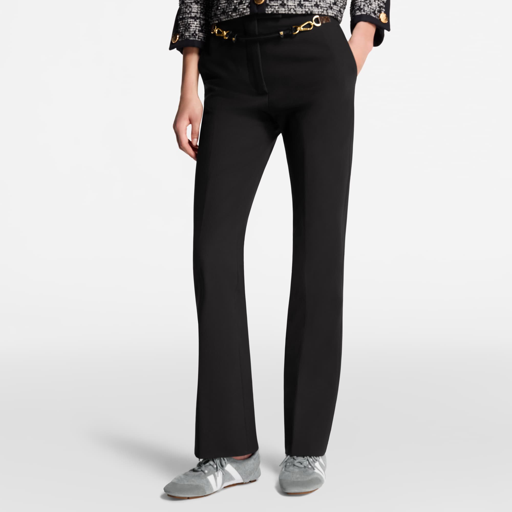 Belt Detail Tailored Pants
  in Women