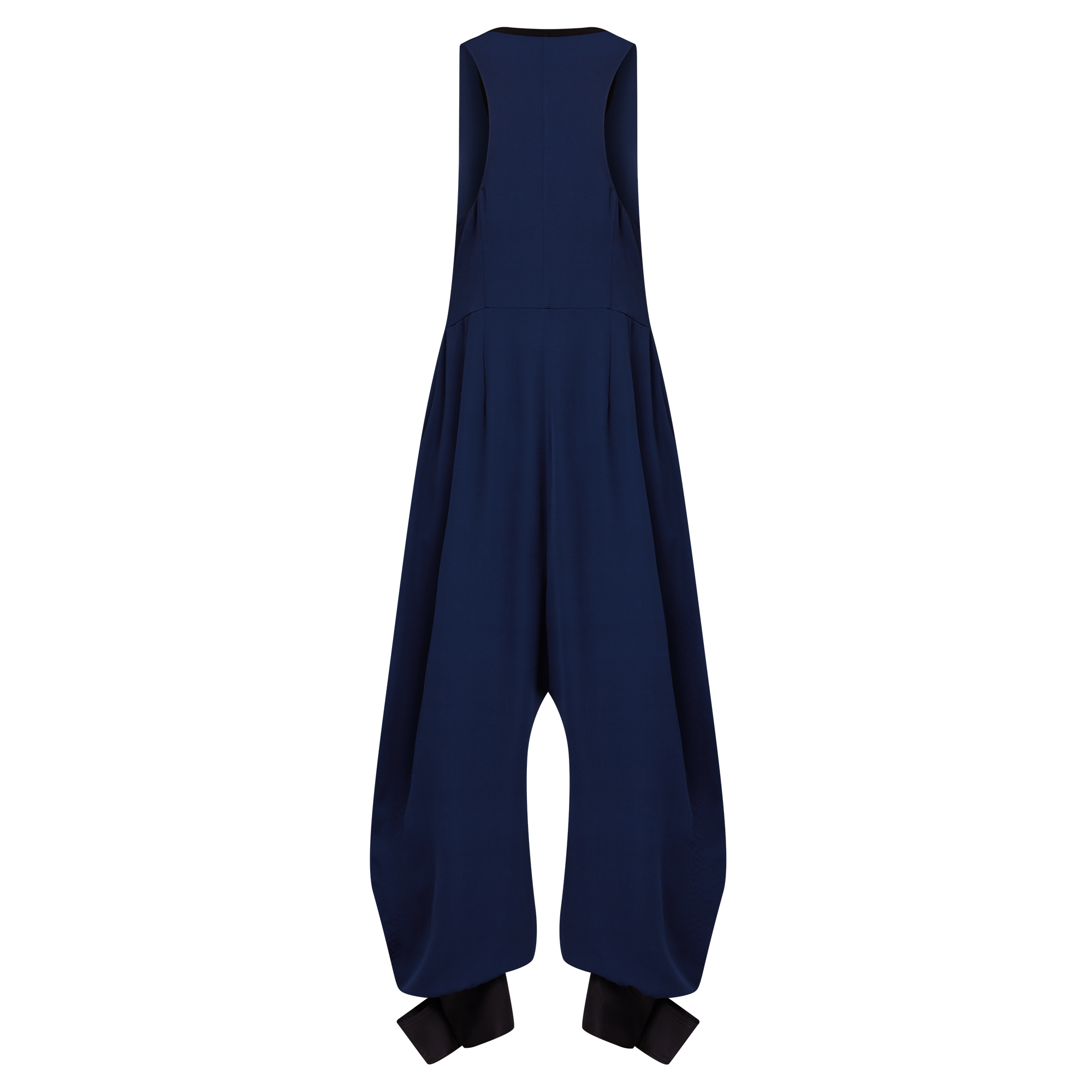 Belted Bottom Hem Balloon Jumpsuit  in Women