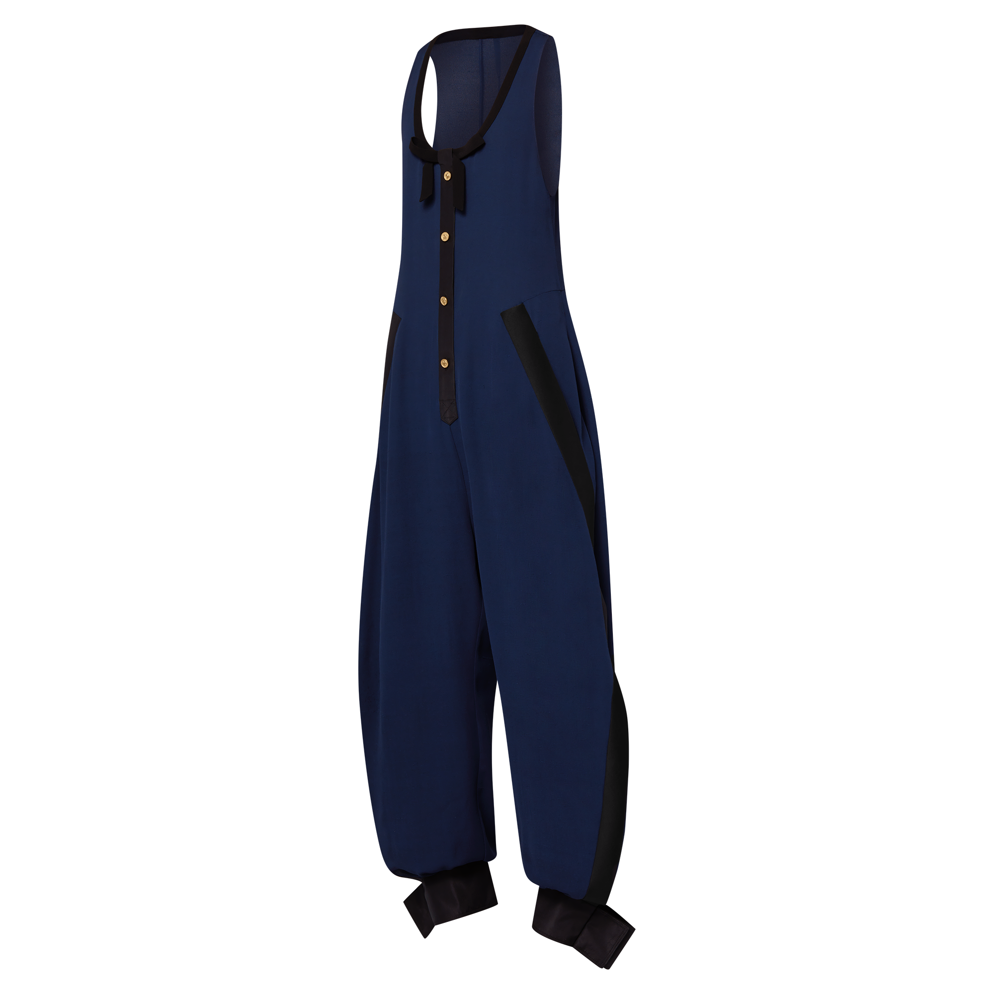 Belted Bottom Hem Balloon Jumpsuit  in Women