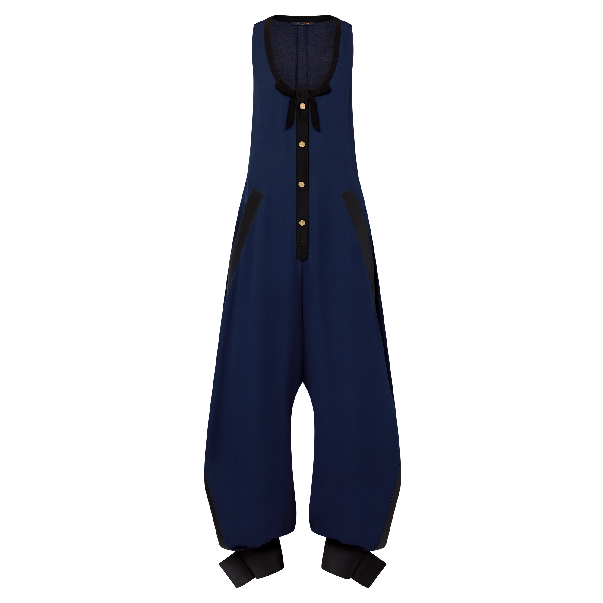 Belted Bottom Hem Balloon Jumpsuit  in Women