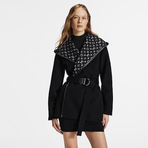 Belted Short Wrap Pea Coat in Women's Ready-to-Wear Coats and Jackets collections by Louis Vuitton (Product zoom)