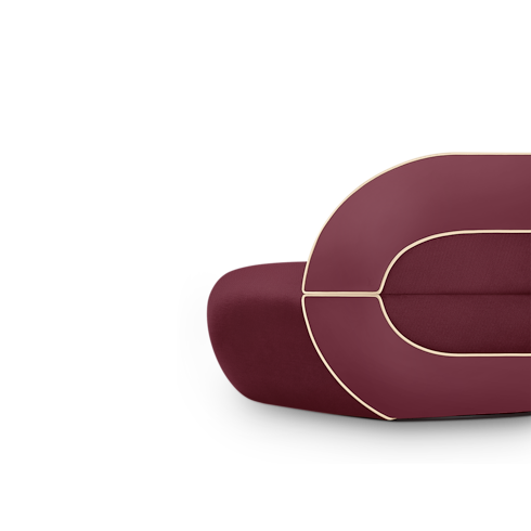 Binda Sofa By Raw Edges in Trunks, Travel and Home's Home and Art of Dining Furniture collections by Louis Vuitton (Product zoom)