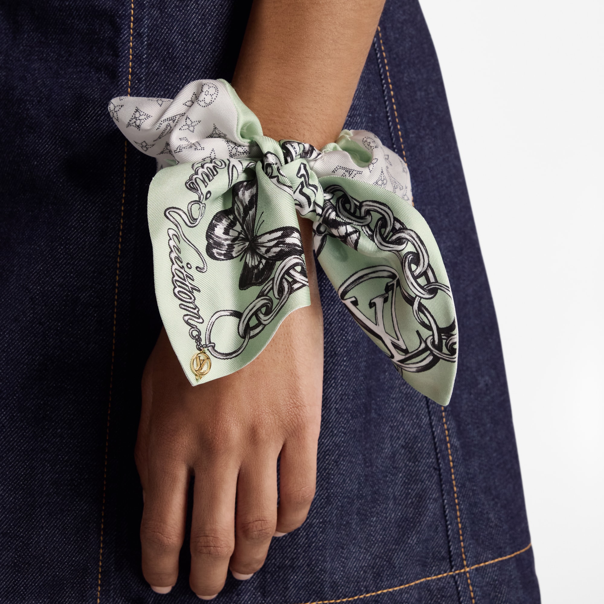 Blooming Monogram Scrunchy . in Women