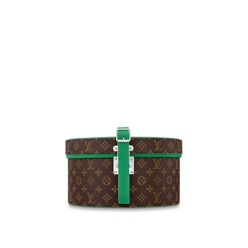 Boîte Chapeau 30 Macassar Vert Monogram Macassar in Trunks, Travel and Home's Trunks and Boxes Boxes collections by Louis Vuitton (Product zoom)