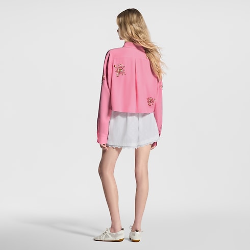 Broderie Trim Shorts ambiance view