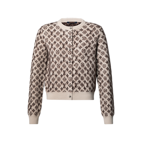 Brushed Monogram Cardigan in Women's Ready-to-Wear Knitwear collections by Louis Vuitton (Product zoom)