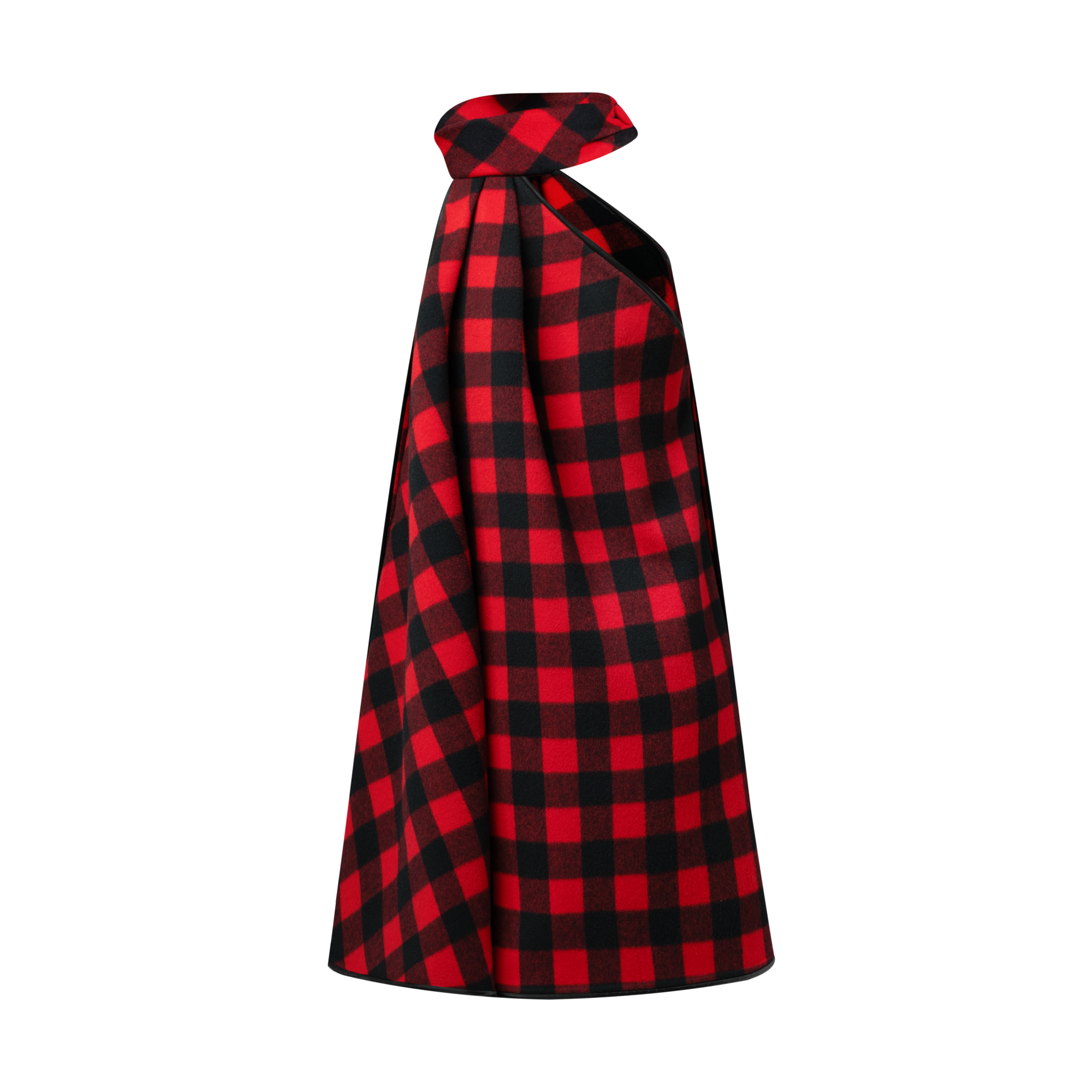 Buttons Scarf Dress  in Women