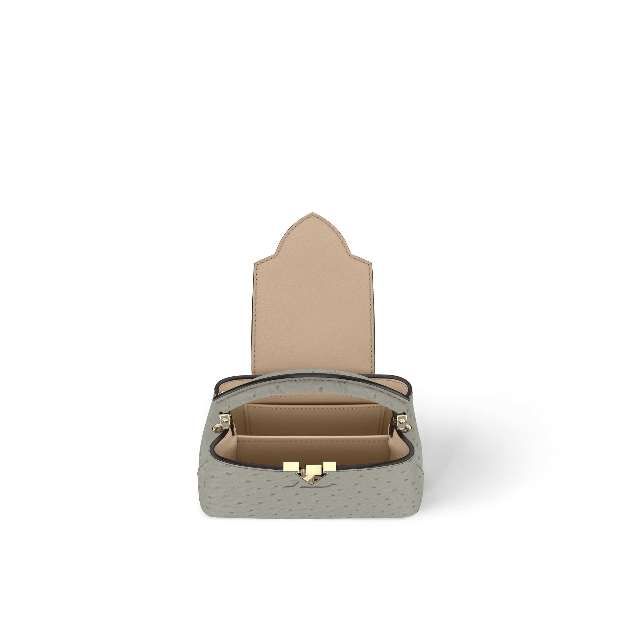 Capucines Mini Autruche in Women