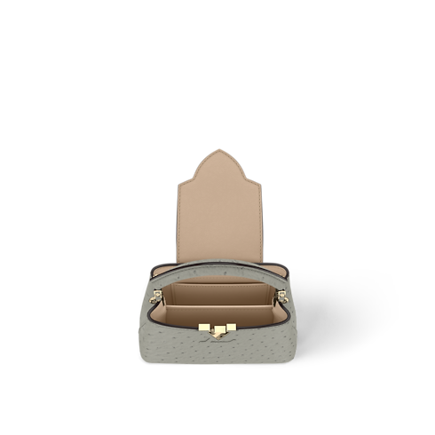 Capucines Mini Autruche in Women's Handbags Capucines collections by Louis Vuitton (Product zoom)