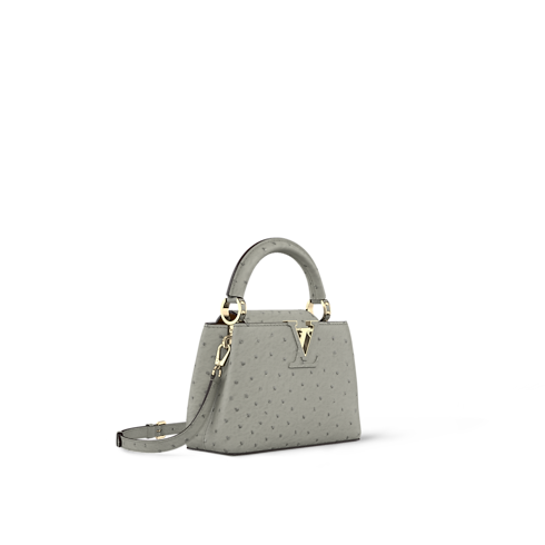 Capucines Mini Autruche in Women's Handbags Capucines collections by Louis Vuitton (Product zoom)