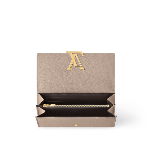 Capucines Wallet Taurillon in Women's Wallets and Small Leather Goods All Wallets and Small Leather Goods for Women collections by Louis Vuitton (Product zoom)