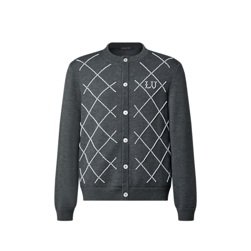 Cardigan With Pearly Embroidery in Men's Ready-to-Wear All Ready-to-Wear collections by Louis Vuitton (Product zoom)
