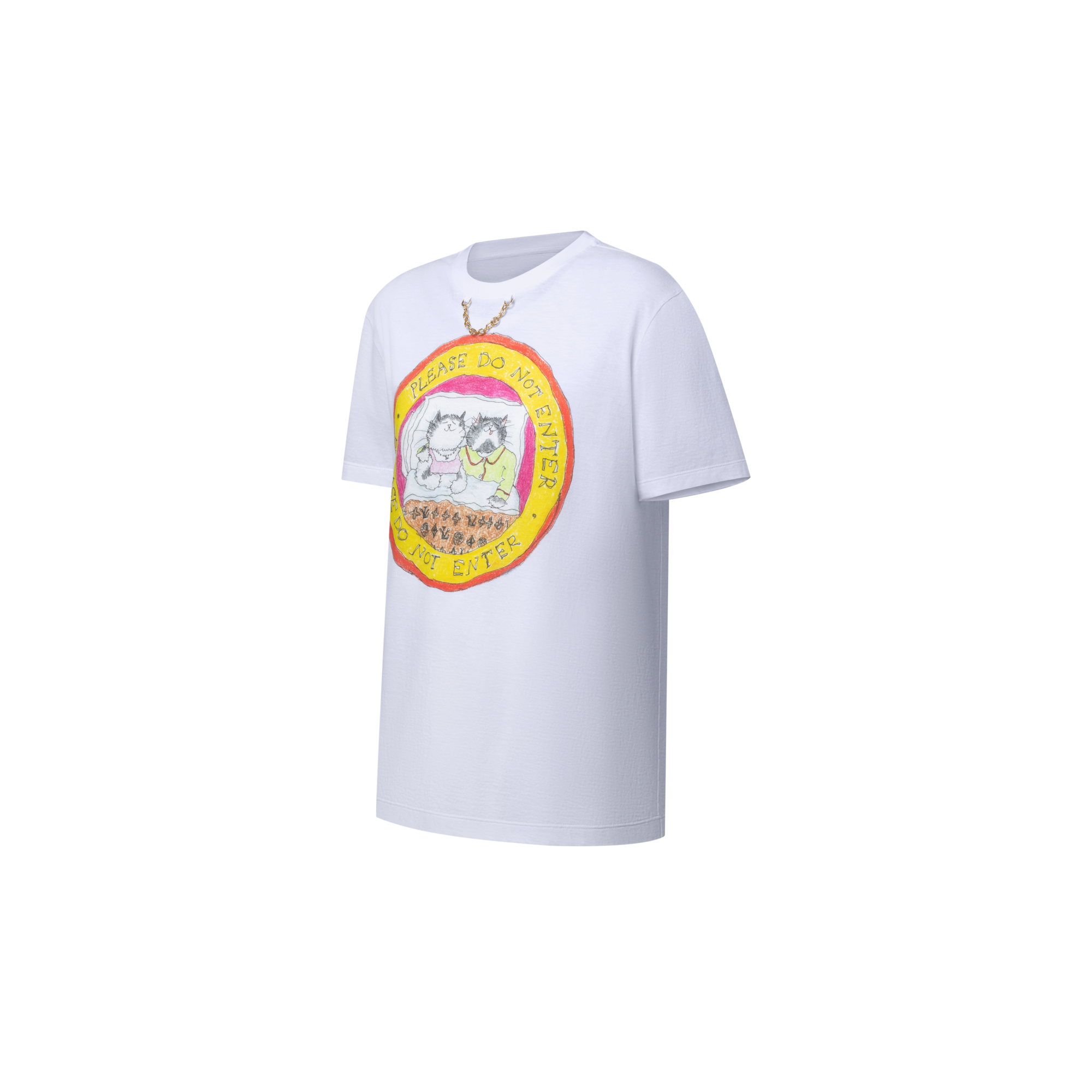 Cat Stamp T-Shirt  in Women