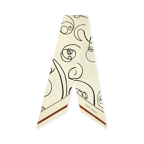 Chemin Faisant By Andree Putman Lavalliere . in Women's Accessories Silk Squares and Bandeaus collections by Louis Vuitton (Product zoom)