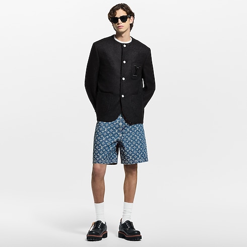 Chic Collarless Jacket in Men's Ready-to-Wear Blazers and Jackets collections by Louis Vuitton (Product zoom)