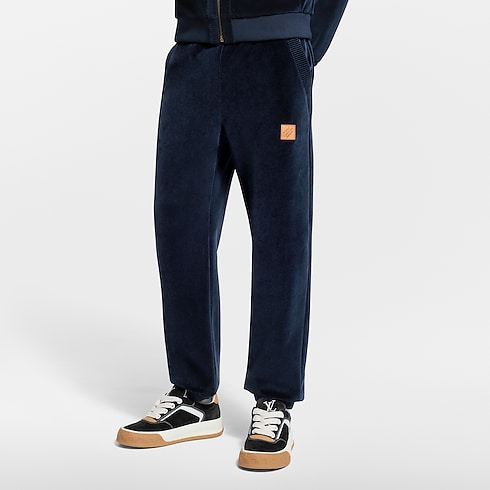 Chic Velvet Track Pants in Men's Ready-to-Wear All Ready-to-Wear collections by Louis Vuitton (Product zoom)