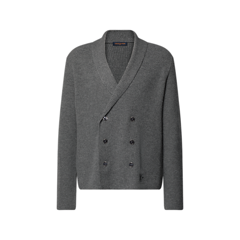 Chunky Double-Breasted Cardigan in Men's New In Men } collections by Louis Vuitton (Product zoom)