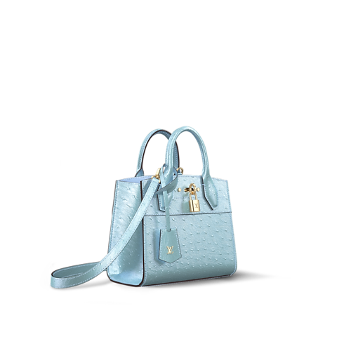 City Steamer Mini Nm Autruche in Women's Handbags Exotic Leather Bags collections by Louis Vuitton (Product zoom)