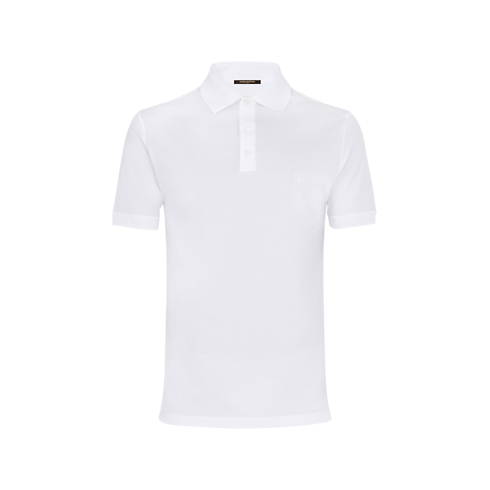 Classic Short Sleeve Pique Polo in Men's Ready-to-Wear T-shirts and Polos collections by Louis Vuitton (Product zoom)
