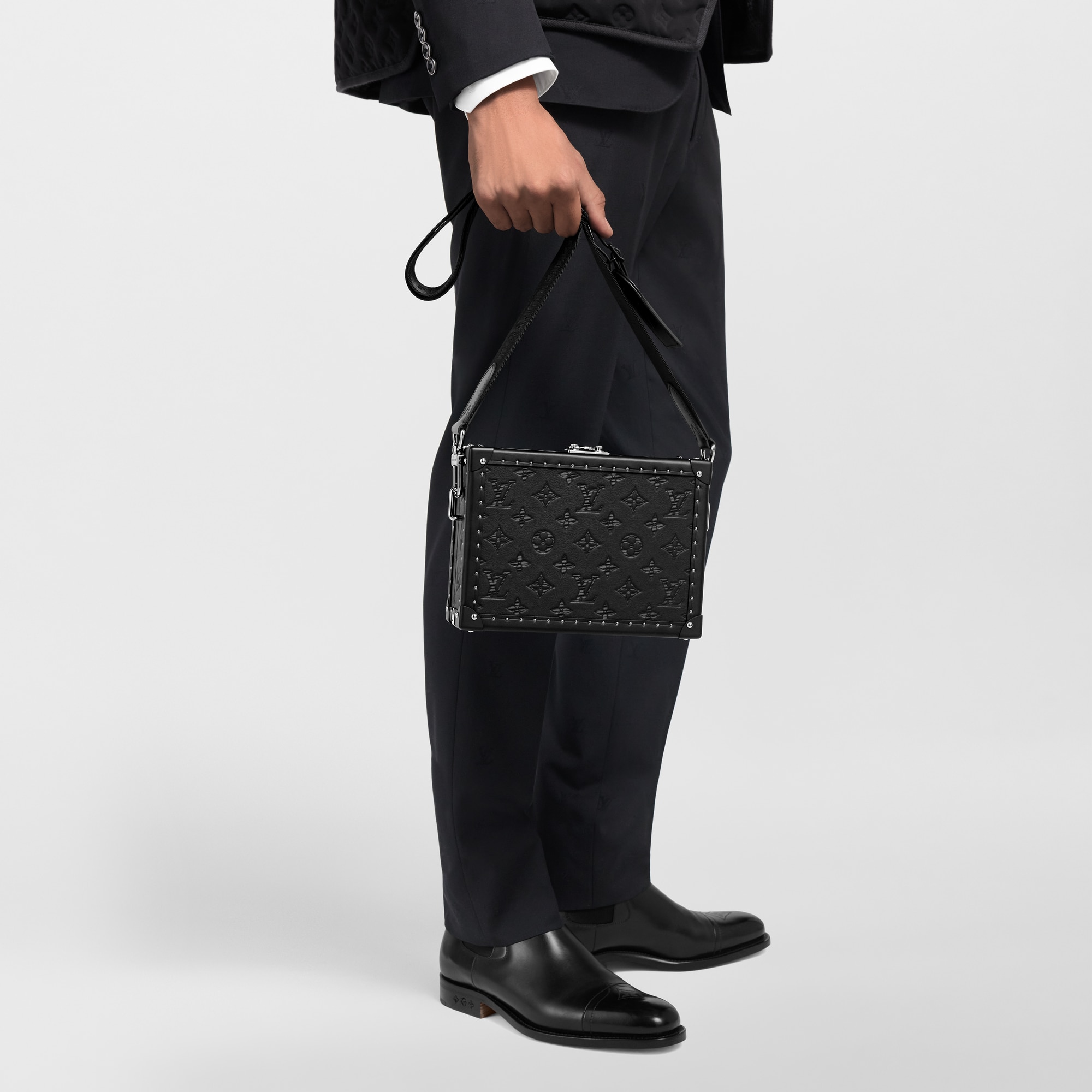 Clutch Box Monogram Shadow Leather in Trunks, Travel and Home
