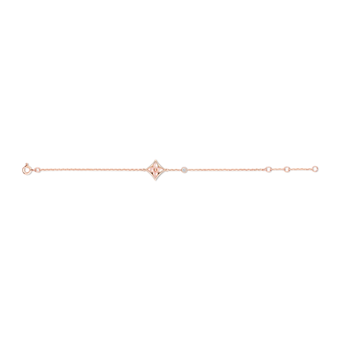Color Blossom BB Star Bracelet, Pink Gold, Pink Mother-Of-Pearl And Diamond in Jewellery's Categories All Fine Jewellery collections by Louis Vuitton (Product zoom)