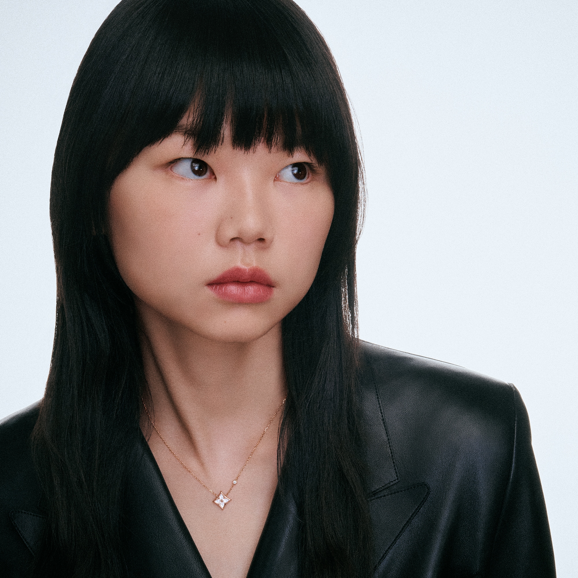 Color Blossom BB Star Pendant, Pink Gold, White Mother-Of-Pearl And Diamond  in Jewellery