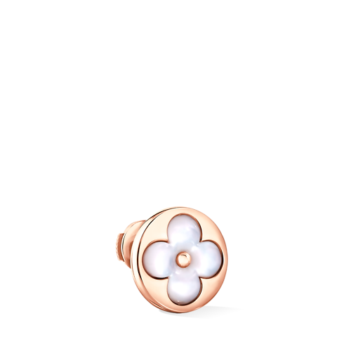 Color Blossom BB Sun Ear Stud, Pink Gold and White Mother-of-Pearl - Per Unit in Jewellery's Categories All Fine Jewellery collections by Louis Vuitton (Product zoom)