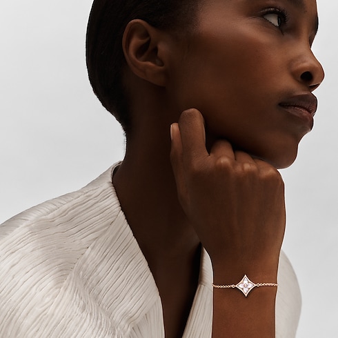 Color Blossom Star Bracelet, Pink Gold And White Mother-Of-Pearl in Jewellery's Categories All Fine Jewellery collections by Louis Vuitton (Product zoom)