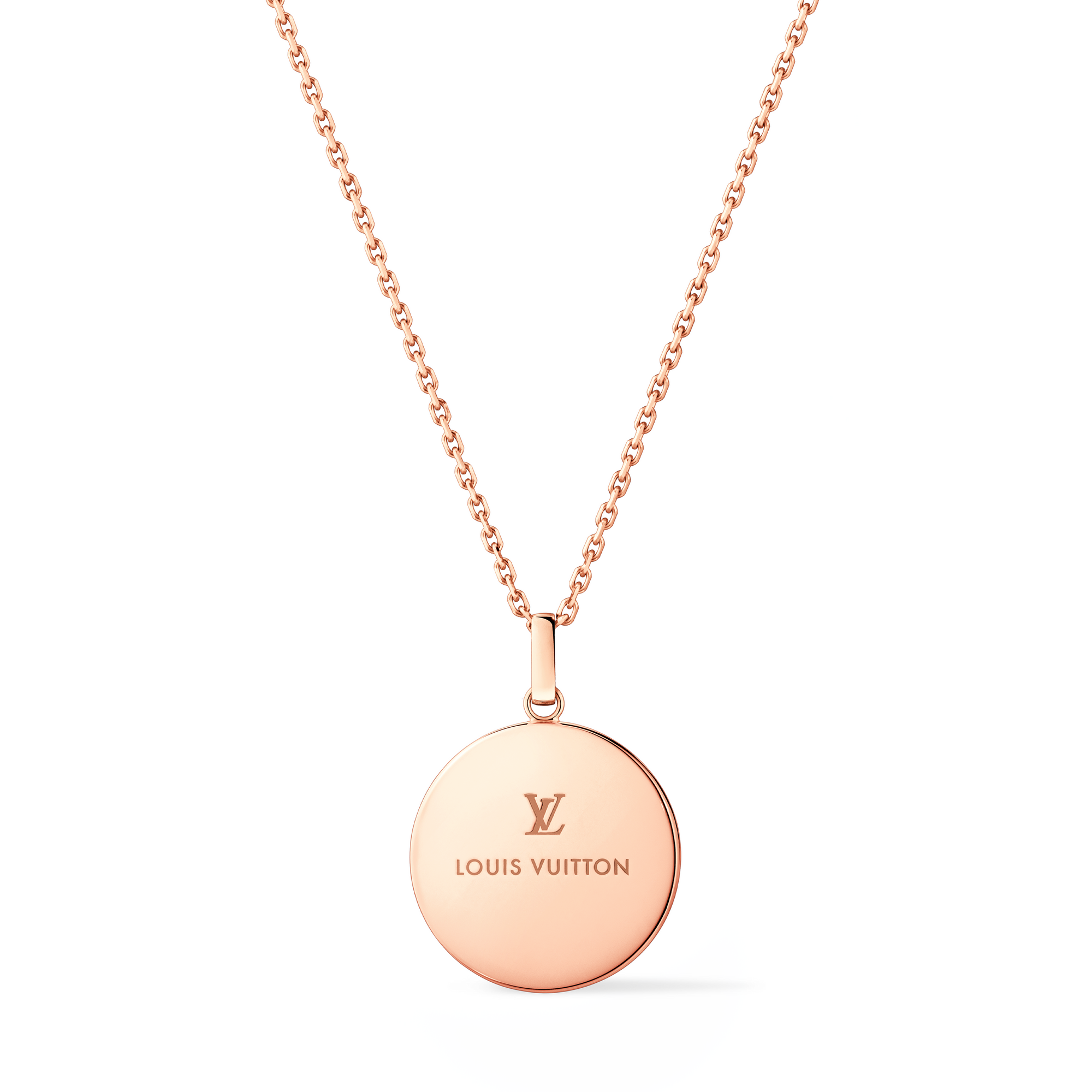 Color Blossom XL Medallion, Pink Gold, White Mother-Of-Pearl And Diamond  in Jewellery