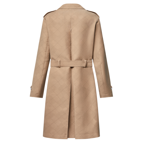 Cotton-Silk Blend Trench in Men's Ready-to-Wear Outerwear and Coats collections by Louis Vuitton (Product zoom)