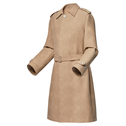 Cotton-Silk Blend Trench in Men's Ready-to-Wear Outerwear and Coats collections by Louis Vuitton (Product zoom)