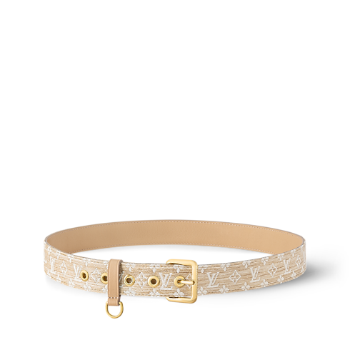 D-Ring Raffia 30mm Belt in Women's Accessories Belts collections by Louis Vuitton (Product zoom)