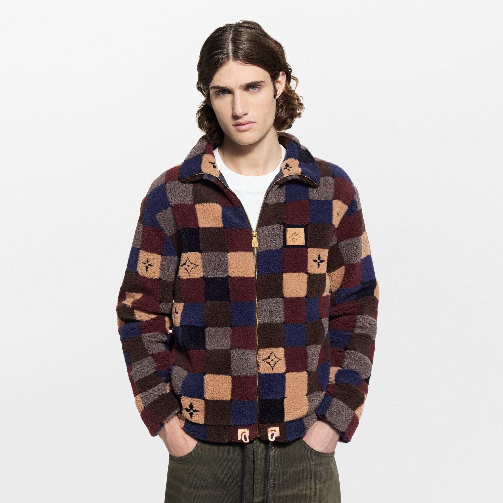 Damier Fleece Blouson  in Men
