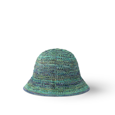 Damier Palm Tree Crochet Hat . in Men's Accessories Hats, Beanies and Gloves collections by Louis Vuitton (Product zoom)