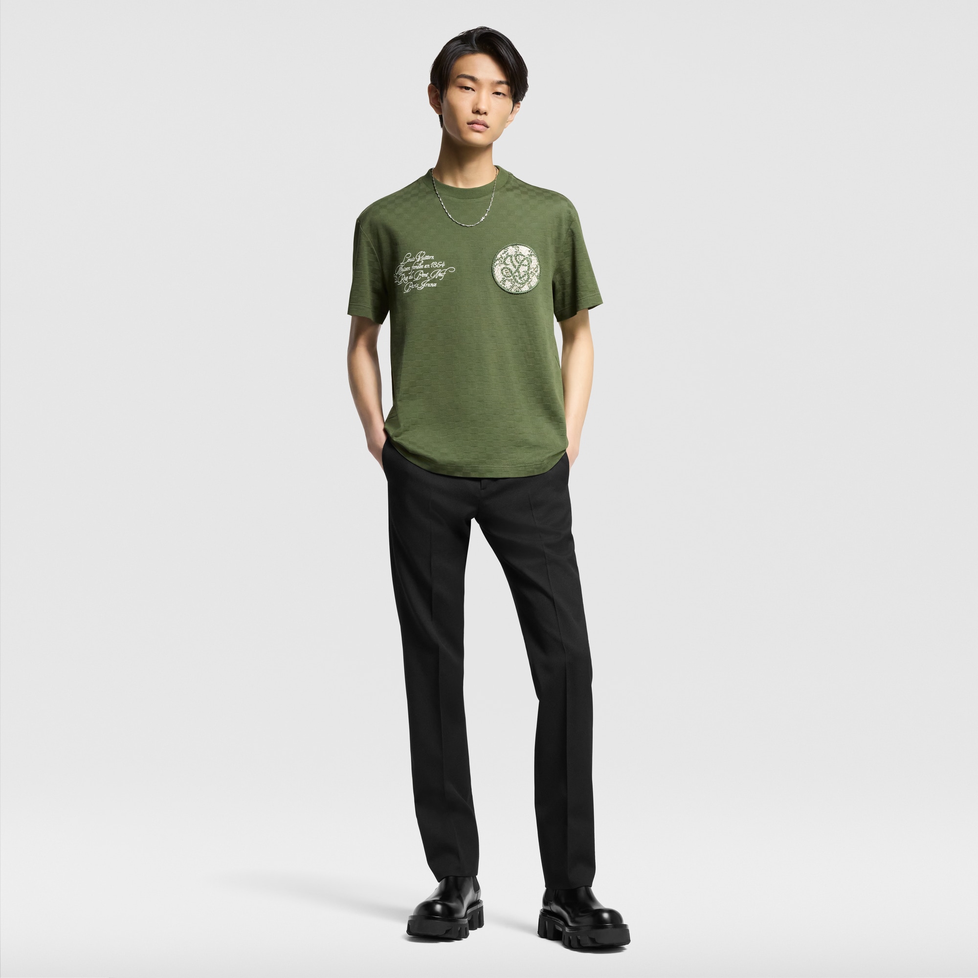 Damier Pique T-Shirt  in Men
